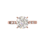 Pavé Frame 3,2,1 Rose Gold