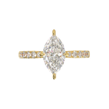 Pavé Frame 3,2,1 Rose Gold