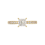 Pavé Frame 3,2,1 Rose Gold