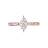Pavé Frame 3,2,1 Rose Gold