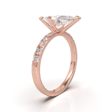 Pavé Frame 3,2,1 Rose Gold