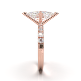 Pavé Frame 3,2,1 Rose Gold