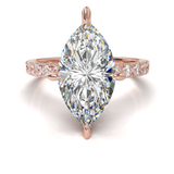 Pavé Frame 3,2,1 Rose Gold