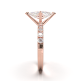 Pavé Frame 3,2,1 Rose Gold