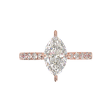Pavé Frame 3,2,1 Rose Gold