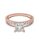 Pavé Frame 3,2,1 Rose Gold