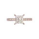 Pavé Frame 3,2,1 Rose Gold