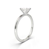 Anillo de compromiso Solitario Clásico con Diamante Emerald 0.50cts