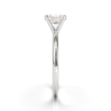 Anillo de compromiso Solitario Clásico con Diamante Redondo 1cts