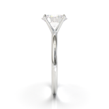 Classic Solitaire Engagement Ring with Oval Diamond 1cts