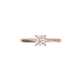 Montura Solitario Media Caña 1.8mm Oro Rosa