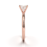 Montura Solitario Media Caña 1.8mm Oro Rosa