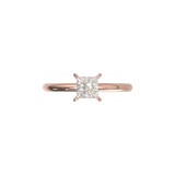 Montura Solitario Media Caña 1.8mm Oro Rosa