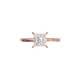 Montura Solitario Media Caña 1.8mm Oro Rosa