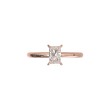 Montura Solitario Media Caña 1.8mm Oro Rosa