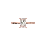 Montura Solitario Media Caña 1.8mm Oro Rosa