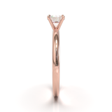 Montura Solitario Media Caña 1.8mm Oro Rosa