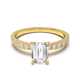 Pavé Frame 3,2,1 Rose Gold