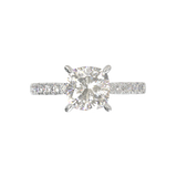 Montura Pavé 33,22,11 Oro Blanco