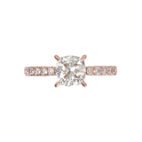 Pavé Frame 3,2,1 Rose Gold