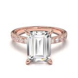 Pavé Frame 3,2,1 Rose Gold