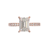 Pavé Frame 3,2,1 Rose Gold