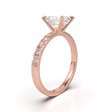 Pavé Frame 3,2,1 Rose Gold