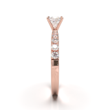 Pavé Frame 3,2,1 Rose Gold