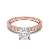 Pavé Frame 3,2,1 Rose Gold