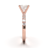 Pavé Frame 3,2,1 Rose Gold