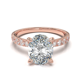 Pavé Frame 3,2,1 Rose Gold