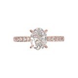 Pavé Frame 3,2,1 Rose Gold