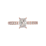 Pavé Frame 3,2,1 Rose Gold
