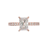 Pavé Frame 3,2,1 Rose Gold