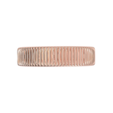 Argolla con Diseño Vertical Oro Rosa