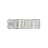 Argolla con Diseño Vertical Oro Blanco
