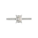 Montura Pavé 0.01 Catedral Oro Blanco