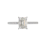 Montura Pavé 0.01 Catedral Oro Blanco