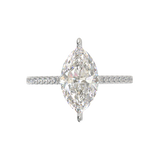 Montura Pavé 0.01 Catedral Oro Blanco