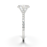 Montura Pavé 0.01 Catedral Oro Blanco