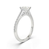 Montura Pavé 0.01 Catedral Oro Blanco