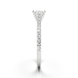 Montura Pavé 0.01 Catedral Oro Blanco
