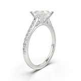 Montura Pavé 0.01 Catedral Oro Blanco