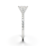 Montura Pavé 0.01 Catedral Oro Blanco