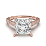 Montura Pavé 0.01 Catedral Oro Rosa