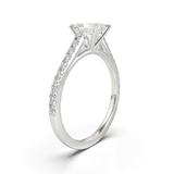 Montura Pavé 0.01 Catedral Oro Blanco