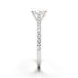 Montura Pavé 0.01 Catedral Oro Blanco