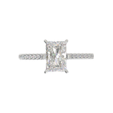 Montura Pavé 0.01 Catedral Oro Blanco