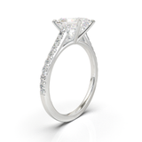 Montura Pavé 0.01 Catedral Oro Blanco