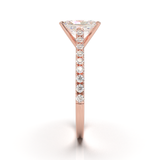Montura Pavé 0.01 Catedral Oro Rosa